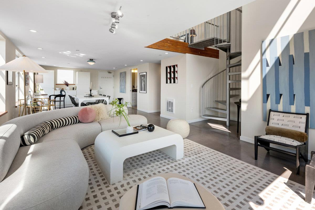 1325 Indiana Street, Unit 301 San Francisco, CA 94107 - Photo 11 of 41 a living room with furniture and wooden floor