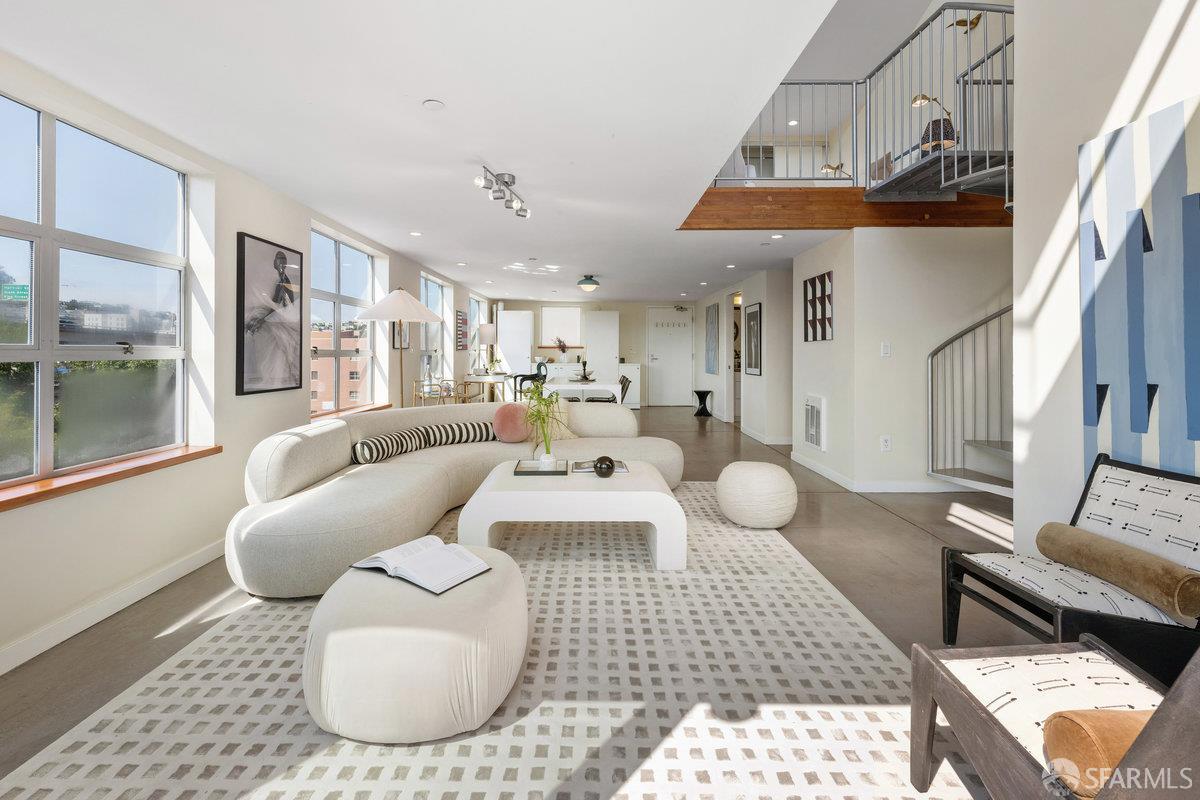 1325 Indiana Street, Unit 301 San Francisco, CA 94107 - Photo 8 of 41 a large living room with furniture