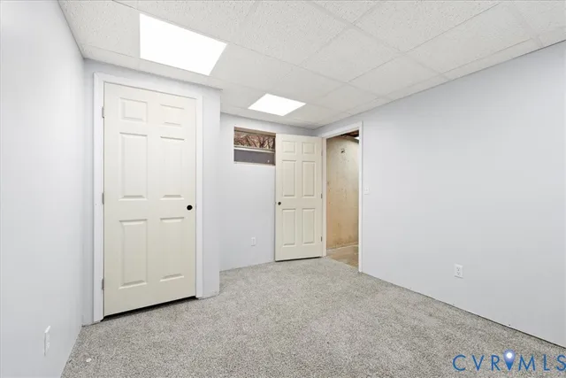 a view of empty room