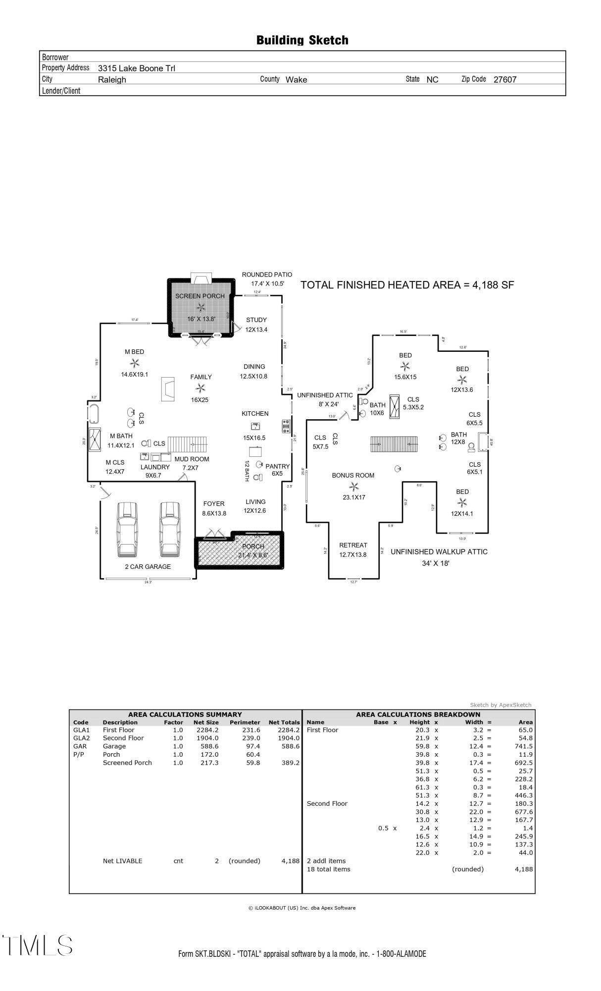 3315 Lake Boone Trail Raleigh, NC 27607 - Photo 80 of 80 3315 Lake Boone Floor plan (1) - Copy