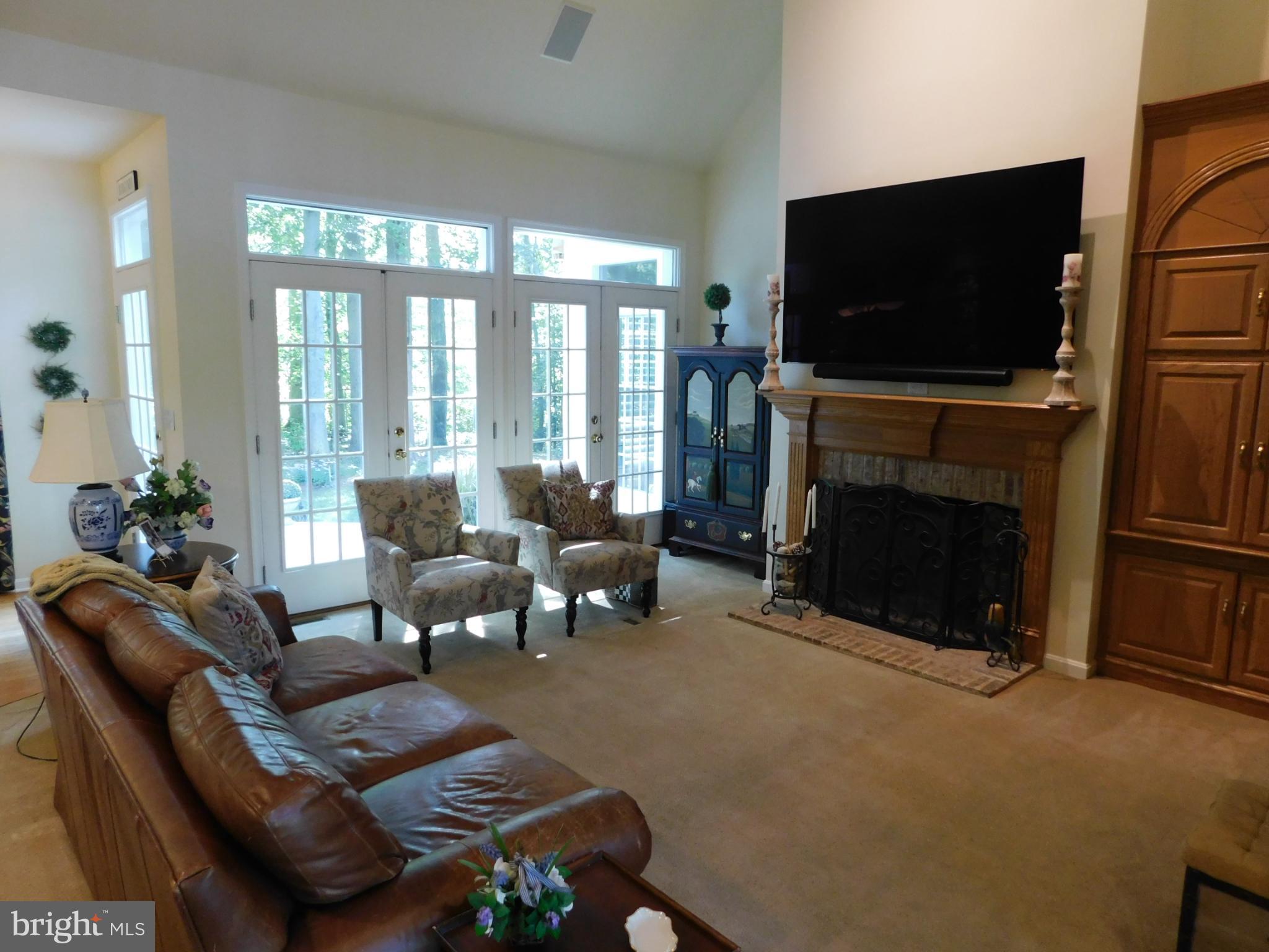 28 Baltray Road Dover, DE 19904 - Photo 19 of 73 a living room with furniture a flat screen tv and a fireplace