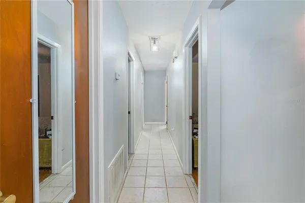 a view of a bathroom with a washer and dryer