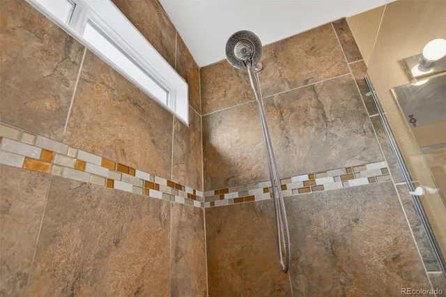 a close view of shower tap