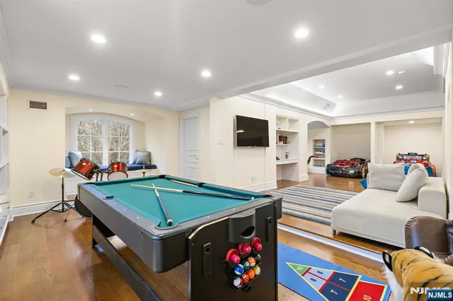 a utility room with a washer and dryer