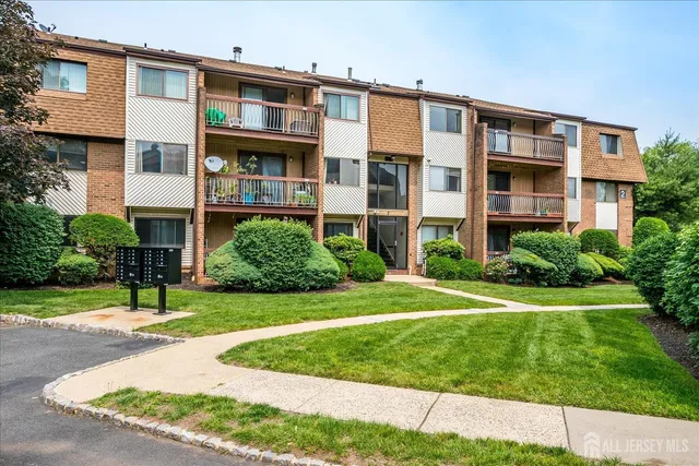 a front view of a building