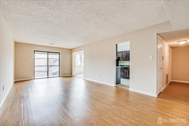 a view of a wooden deck