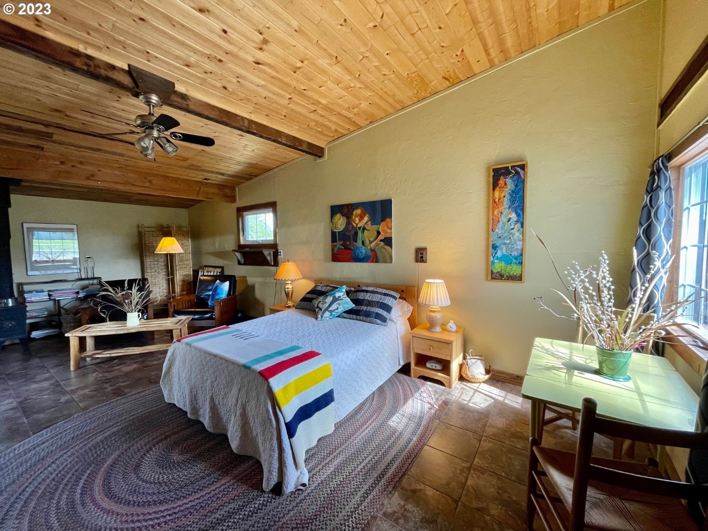 809 South Lake Street Joseph, OR 97846 - Photo 21 of 38 a living room with furniture and wooden floors