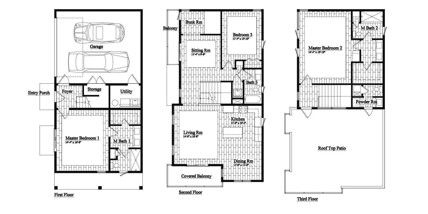49 Seaview Dr Inlet Beach, Unit LOT 5 Inlet Beach, FL 32461 - Photo 48 of 48 St Martin Floorplan Crop