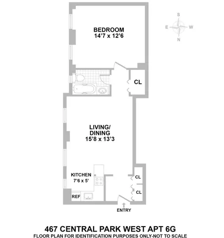 $3,750 | 467 Central Park West, Unit 6G | Upper West Side