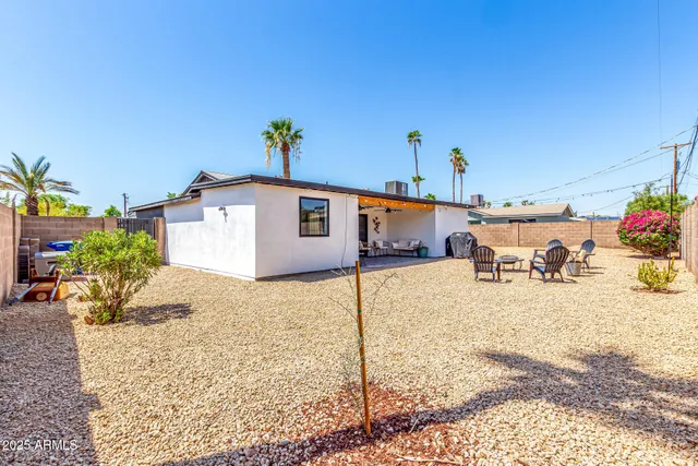 a view of a porch with furniture