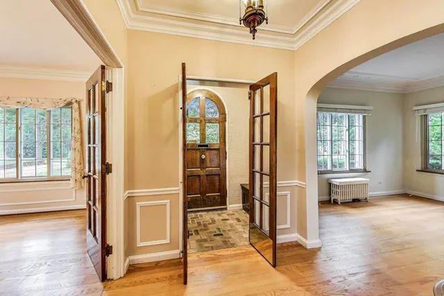 a view of livingroom with furniture wooden floor and window
