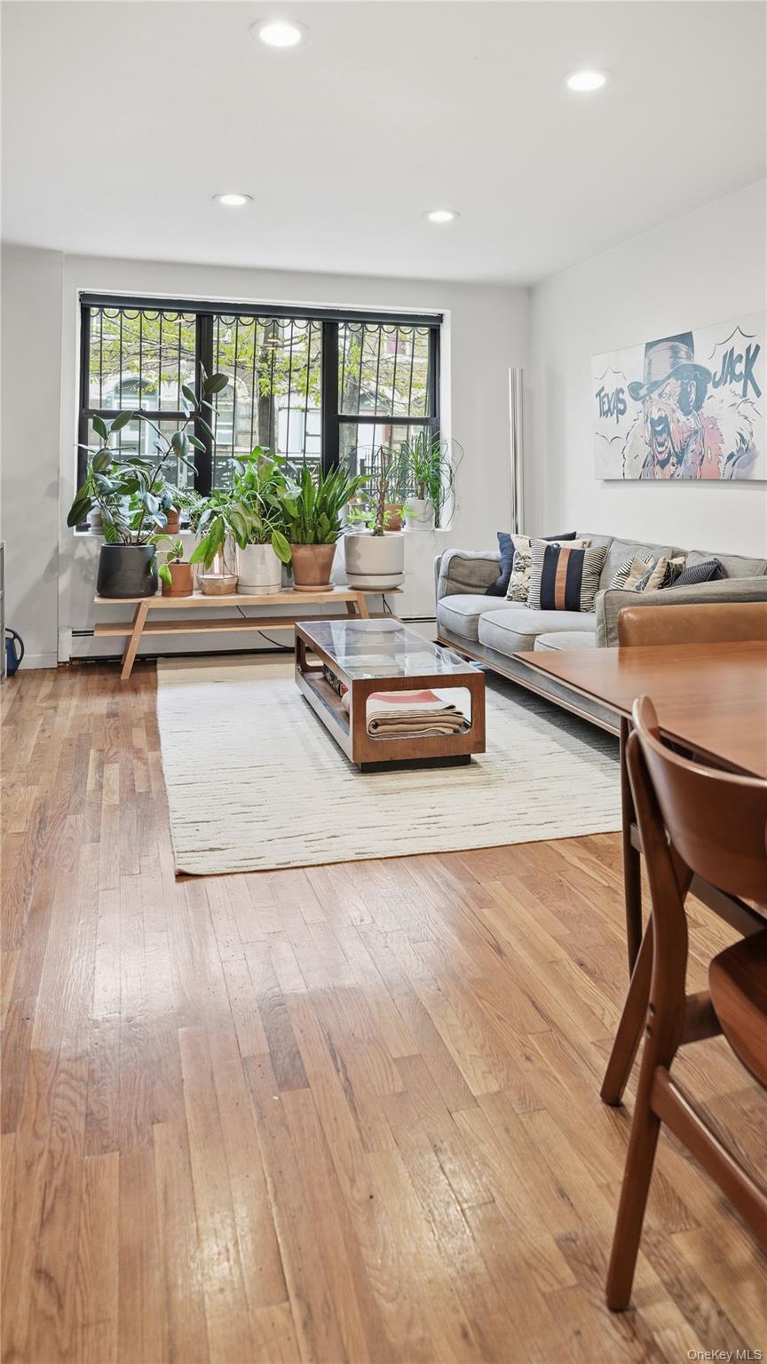 253 Cornelia Street Brooklyn, NY 11221 - Photo 18 of 36 a living room with furniture and a large window
