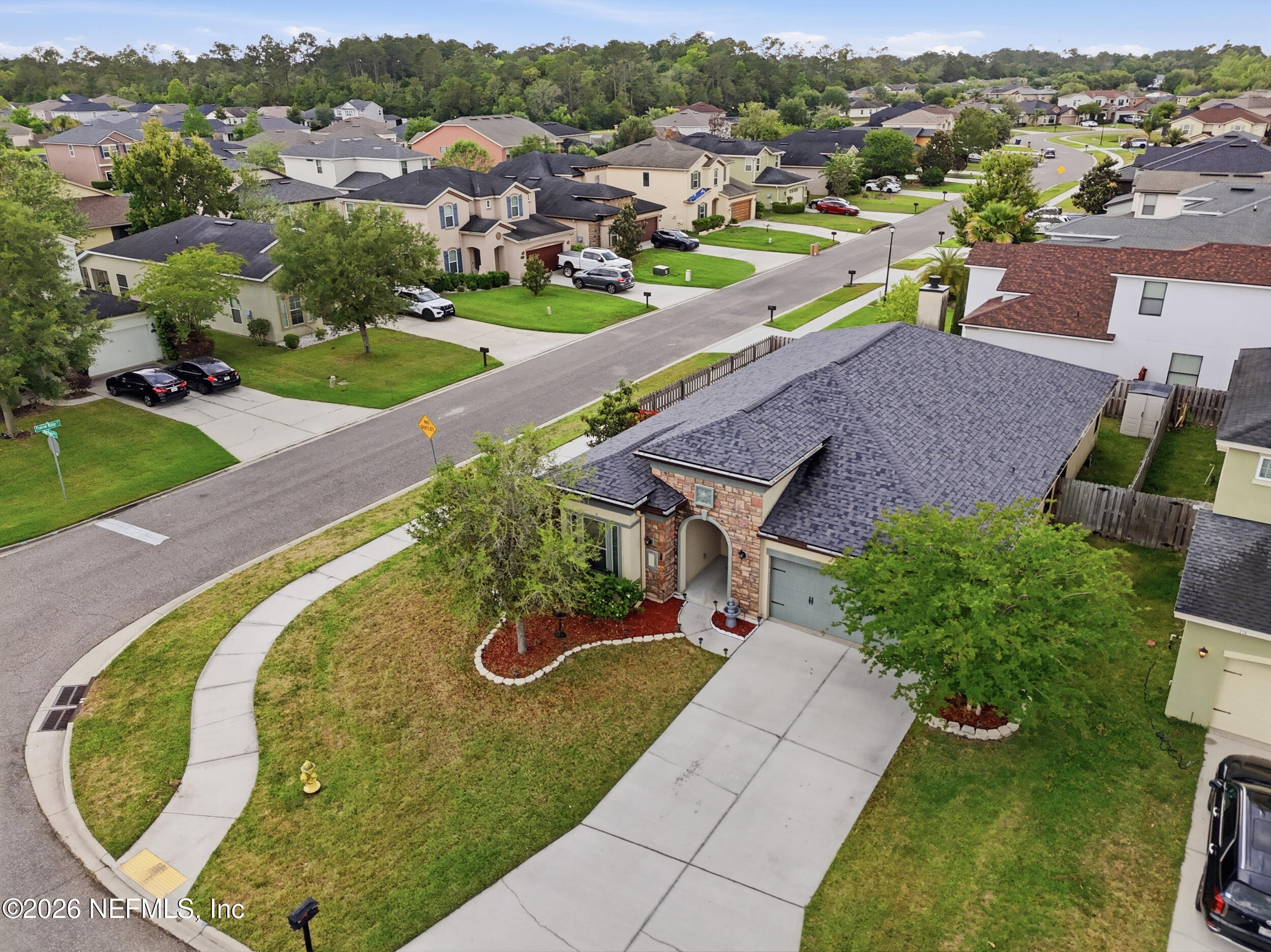 219 Straw Pond Way St. Augustine, FL 32092 - Photo 32 of 36 an aerial view of a house