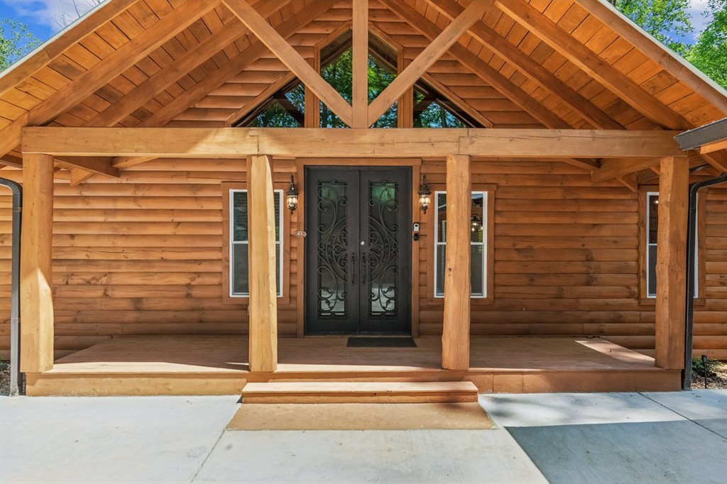 245 Timberwalk Drive Ellijay, GA 30540 - Photo 5 of 56 a view of entrance front of the house