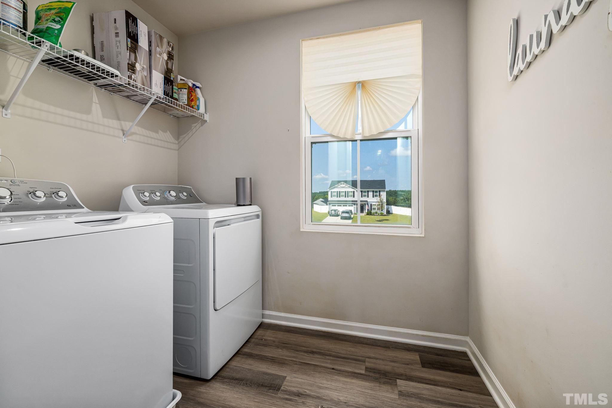 32 Powder Court Angier, NC 27501 - Photo 13 of 14 a utility room with dryer and washer