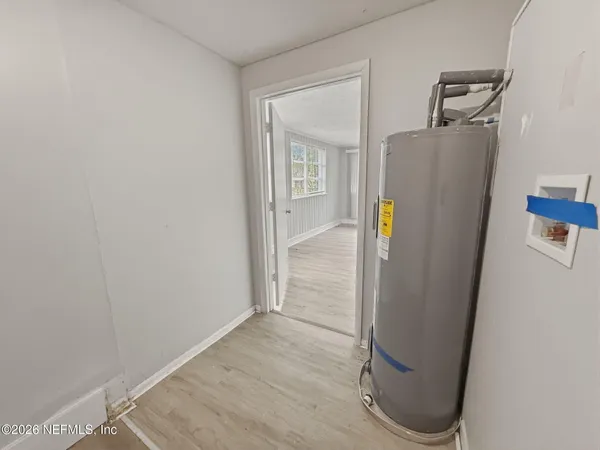 wooden floor in a room
