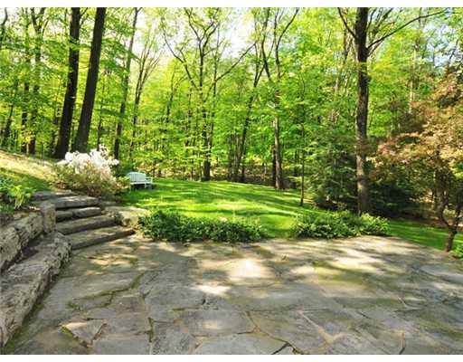 80 Dietrich Road Fox Chapel, PA 15238 - Photo 13 of 15 Exterior Back. Beautiful Stone Patio off of Kitchen