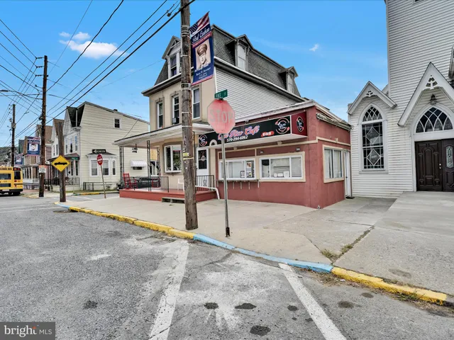 a view of a street with of a building