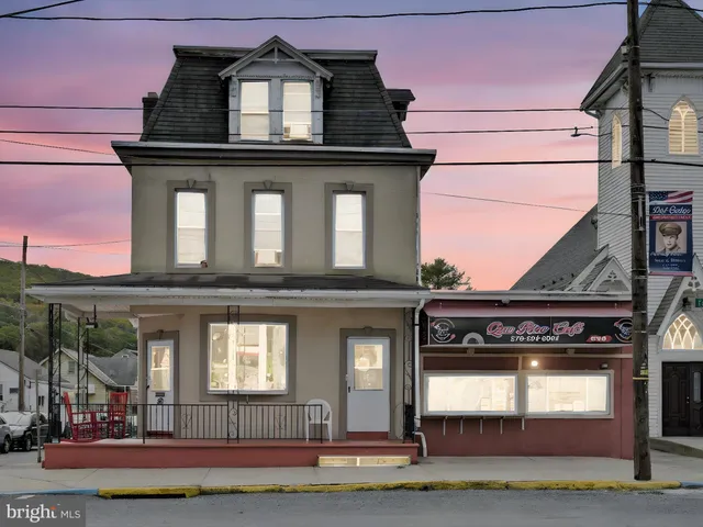 a view of a building with a window
