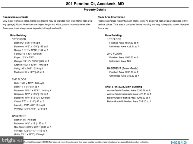 $715,000 | 801 Pennino Court, Accokeek, MD 20607