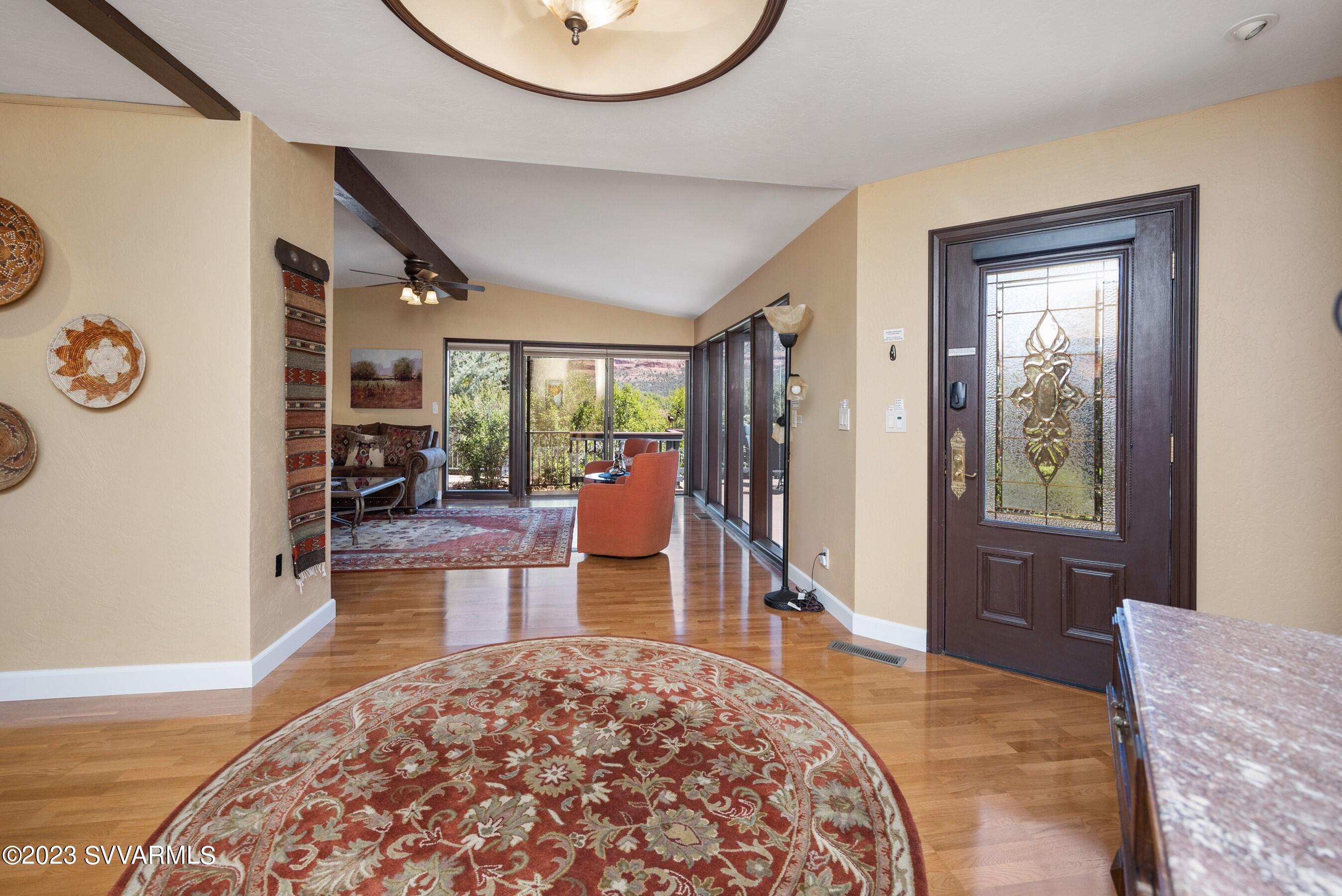 215 East Ridge Road Sedona, AZ 86336 - Photo 10 of 46 Large foyer - vu to L Rm