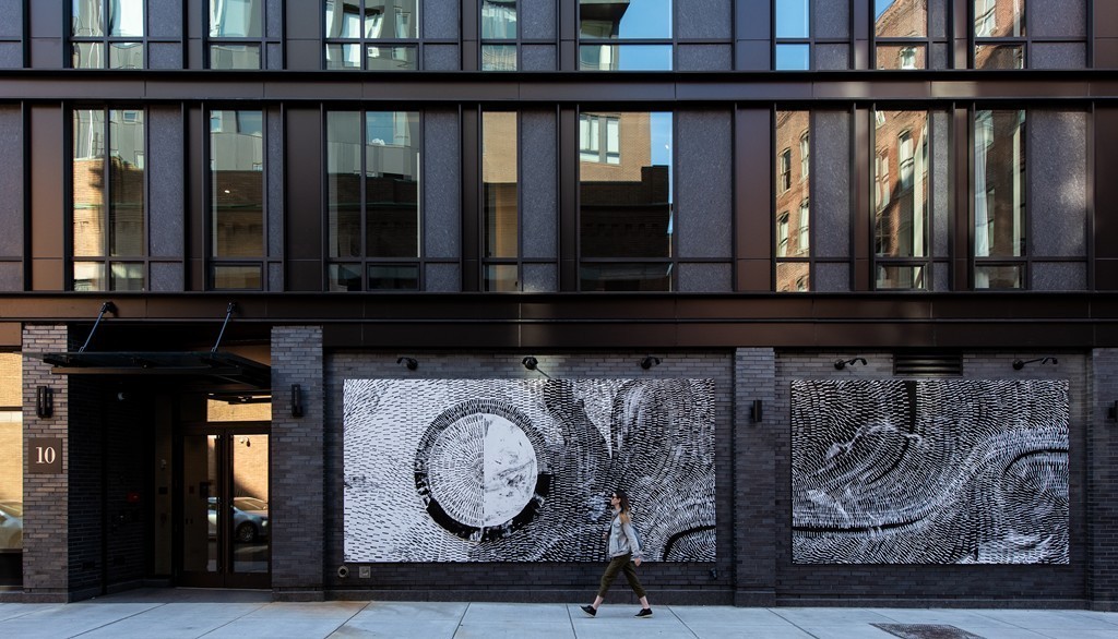 10 Farnsworth Street, Unit 5B Boston, MA 02210 - Photo 32 of 35 a black and white wall with a window