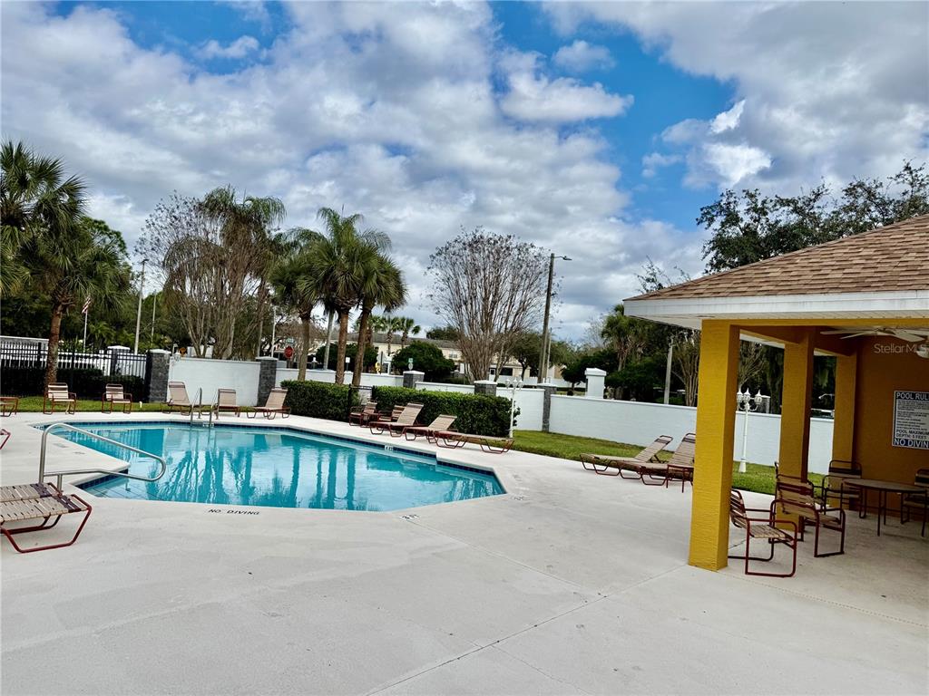 29920 Playa Del Rey Lane Wesley Chapel, FL 33543 - Photo 28 of 32 an outdoor space with swimming pool and furniture