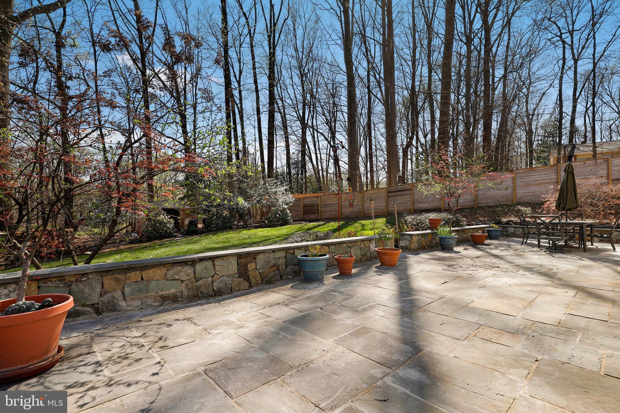 7616 Hamilton Spring Road Bethesda, MD 20817 - Photo 54 of 64 a view of backyard with swimming pool and outdoor seating