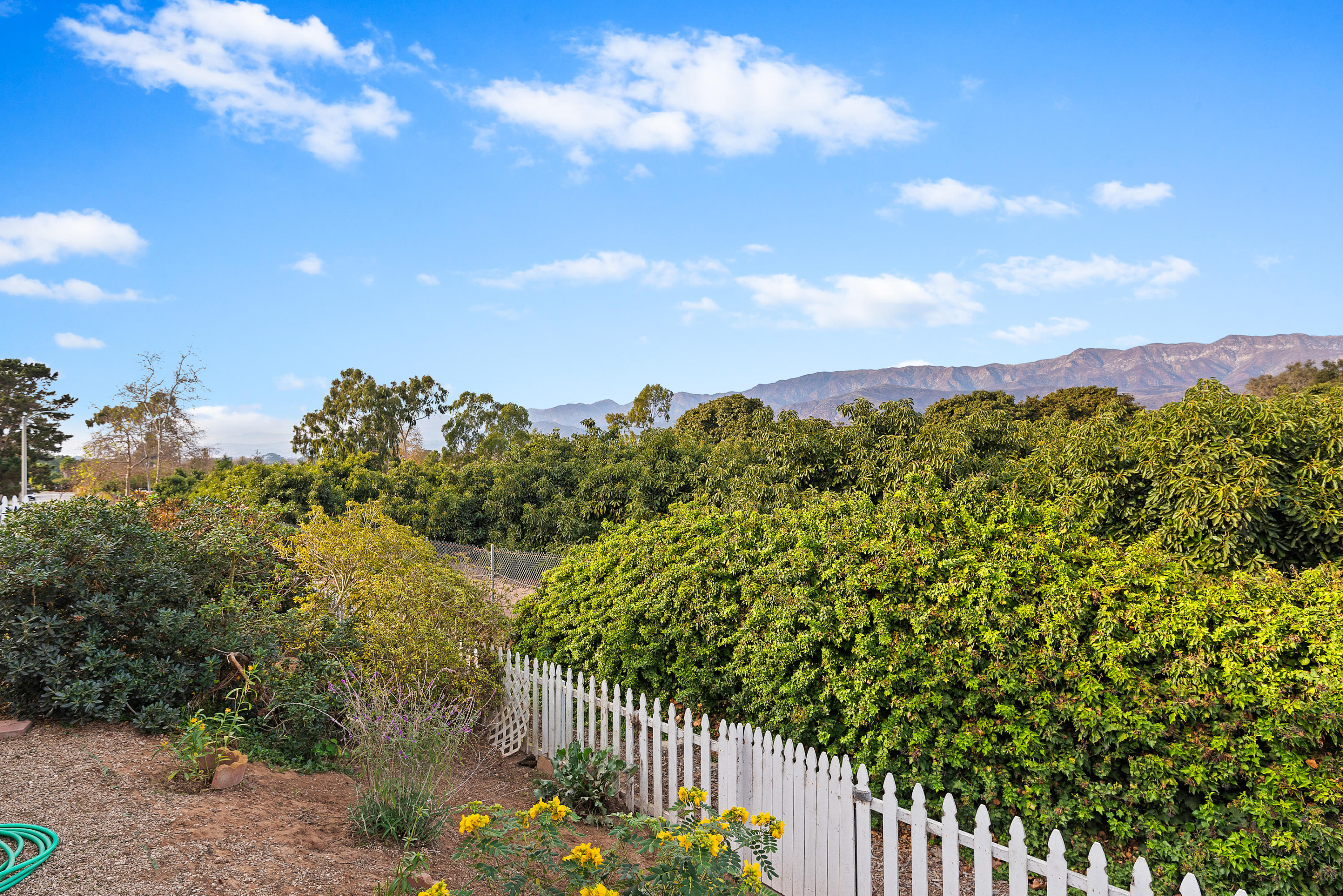 6180 Via Real, Unit 21 Carpinteria, CA 93013 - Photo 14 of 14 a view of a garden with wooden fence