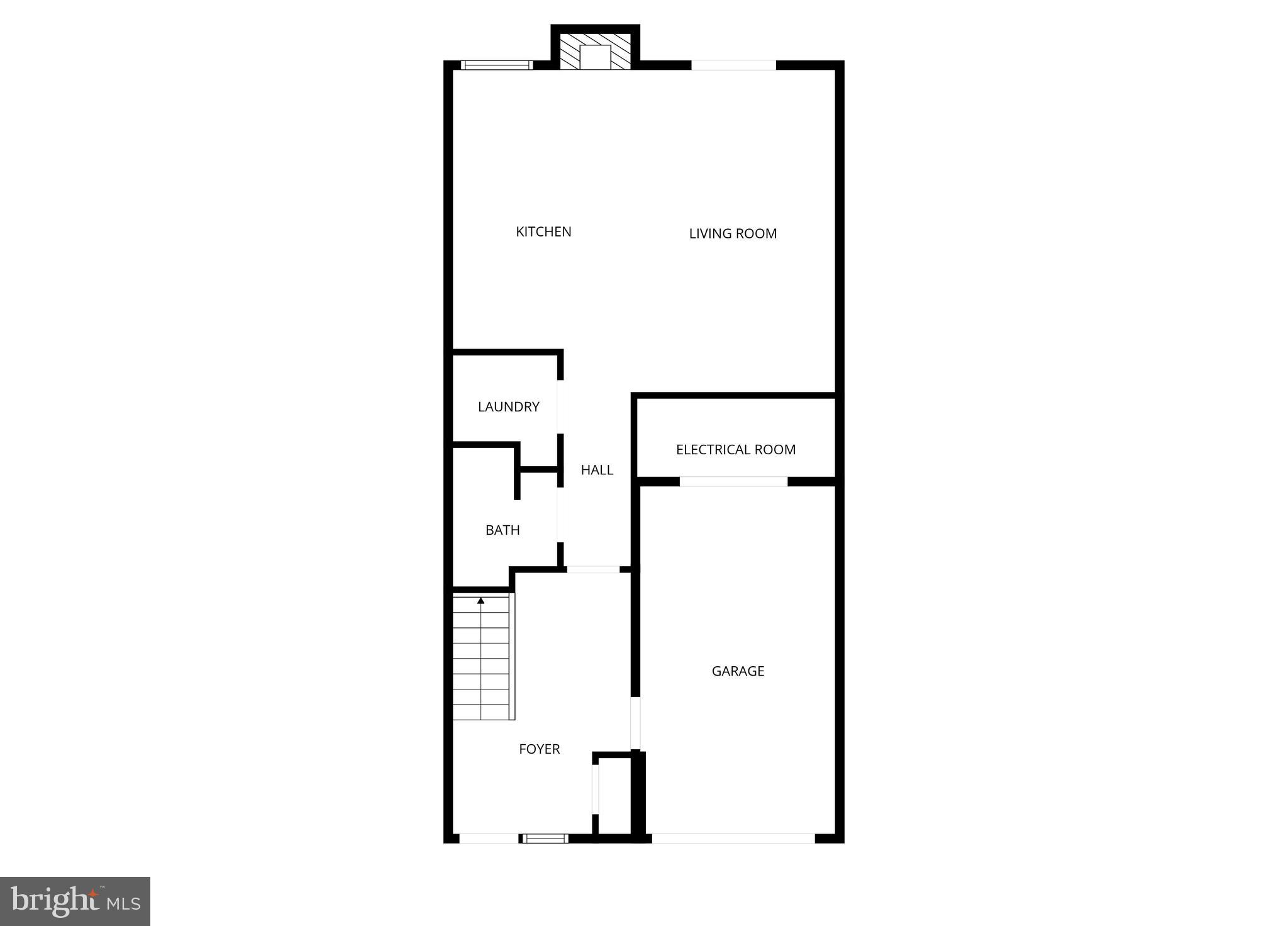 46675 Cavendish Square Sterling, VA 20165 - Photo 33 of 35 1st Floor Plan