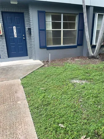 a view of entryway door