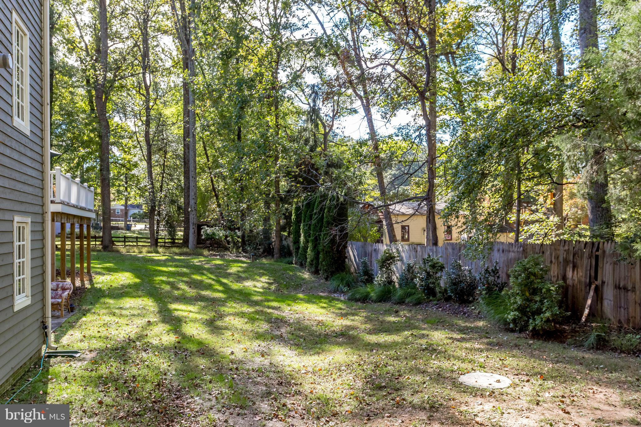 1040 Springvale Road Great Falls, VA 22066 - Photo 35 of 38 Mature tree lined side fencing for privacy
