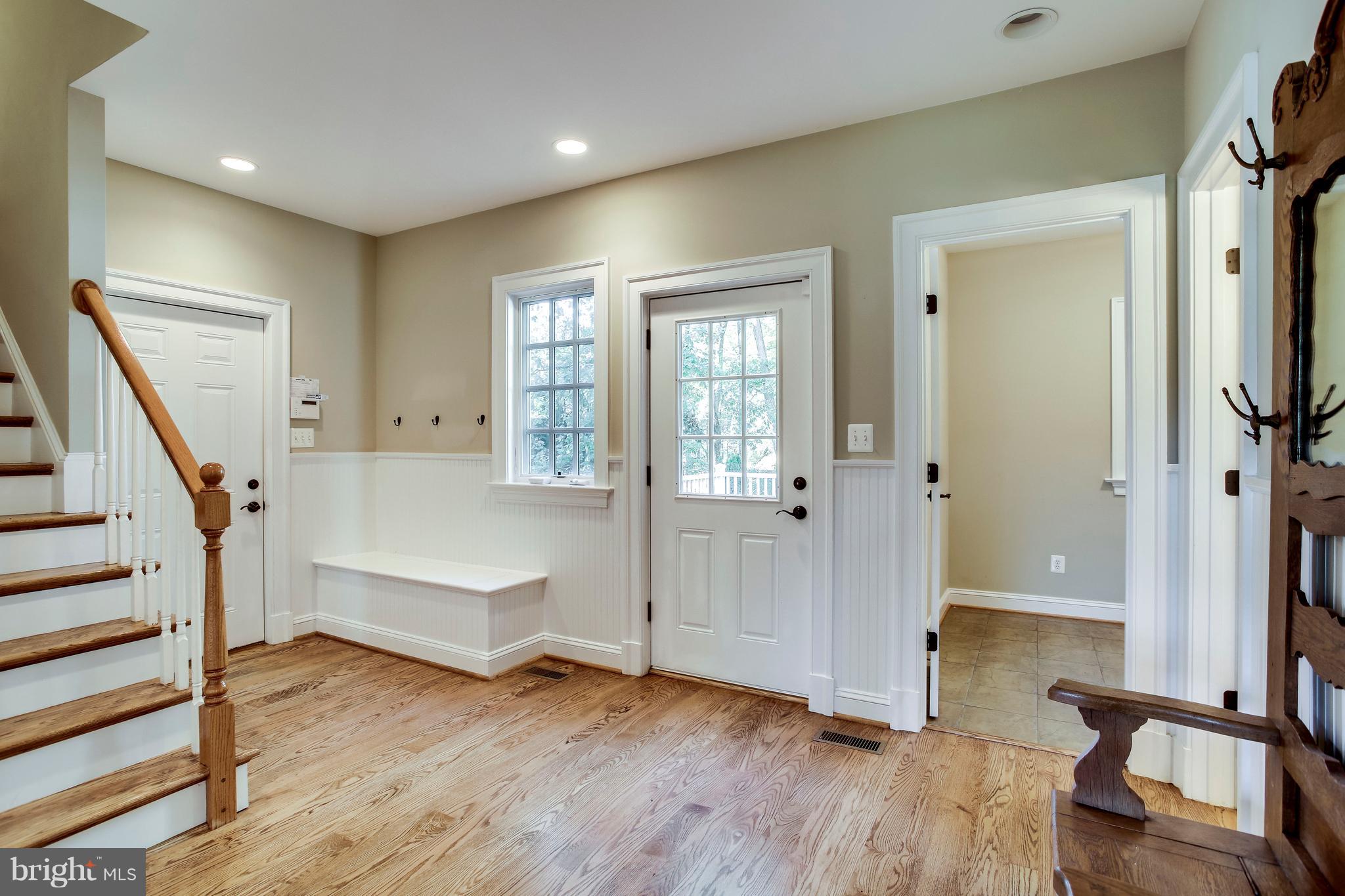 1040 Springvale Road Great Falls, VA 22066 - Photo 10 of 38 Rear foyer area with many points of entry to home