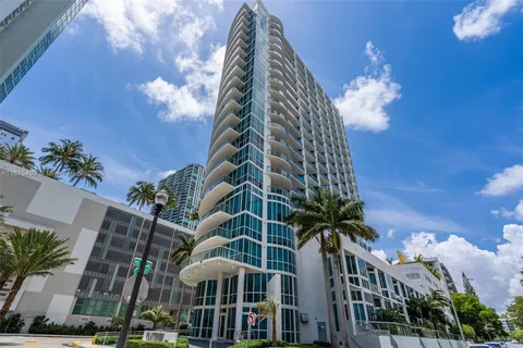 a view of a multi story building