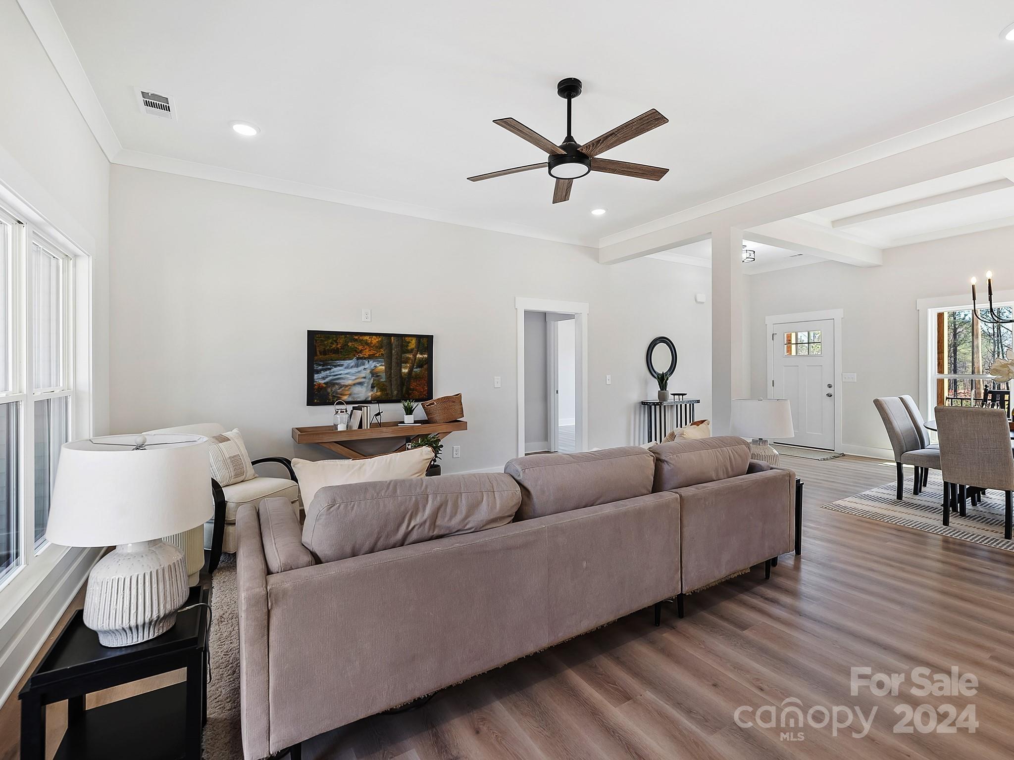194 Old Pinckney Road York, SC 29745 - Photo 16 of 30 a living room with furniture and a wooden floor