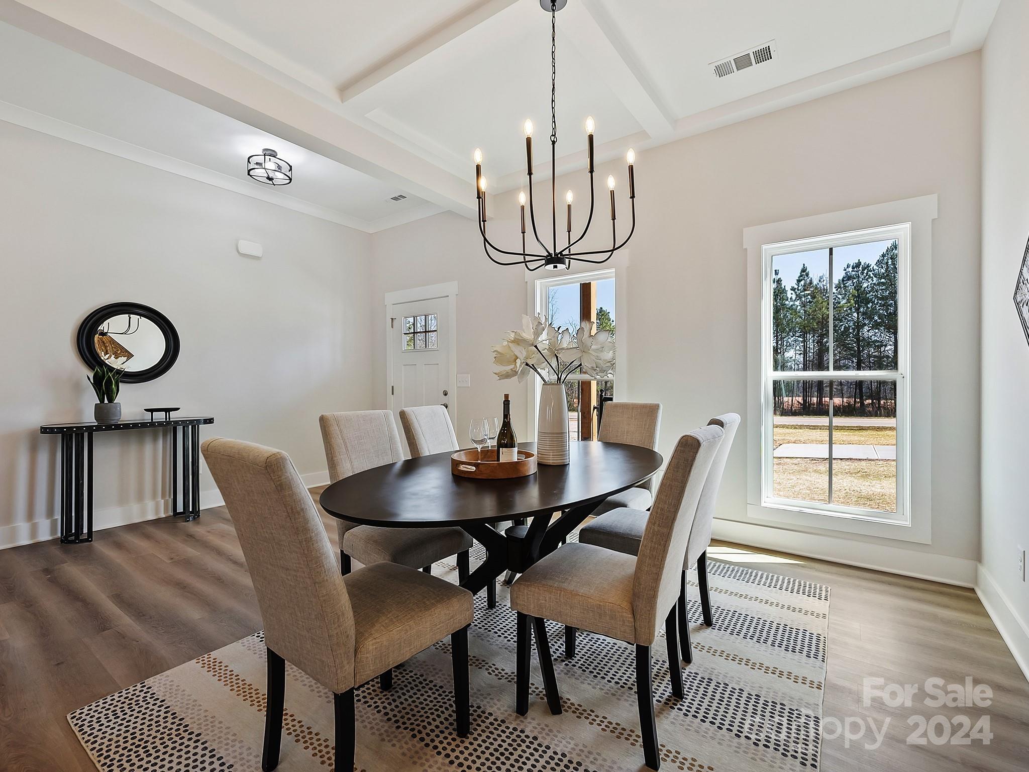 194 Old Pinckney Road York, SC 29745 - Photo 5 of 30 a view of a dining room with furniture window and wooden floor