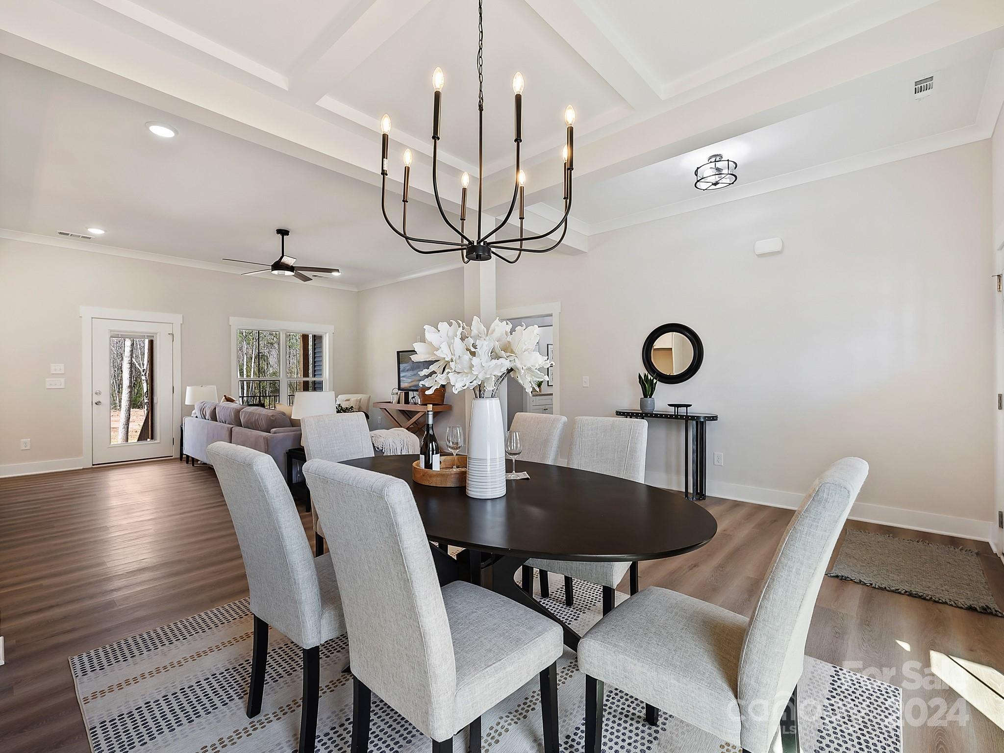 194 Old Pinckney Road York, SC 29745 - Photo 6 of 30 a view of a dining room with furniture and wooden floor