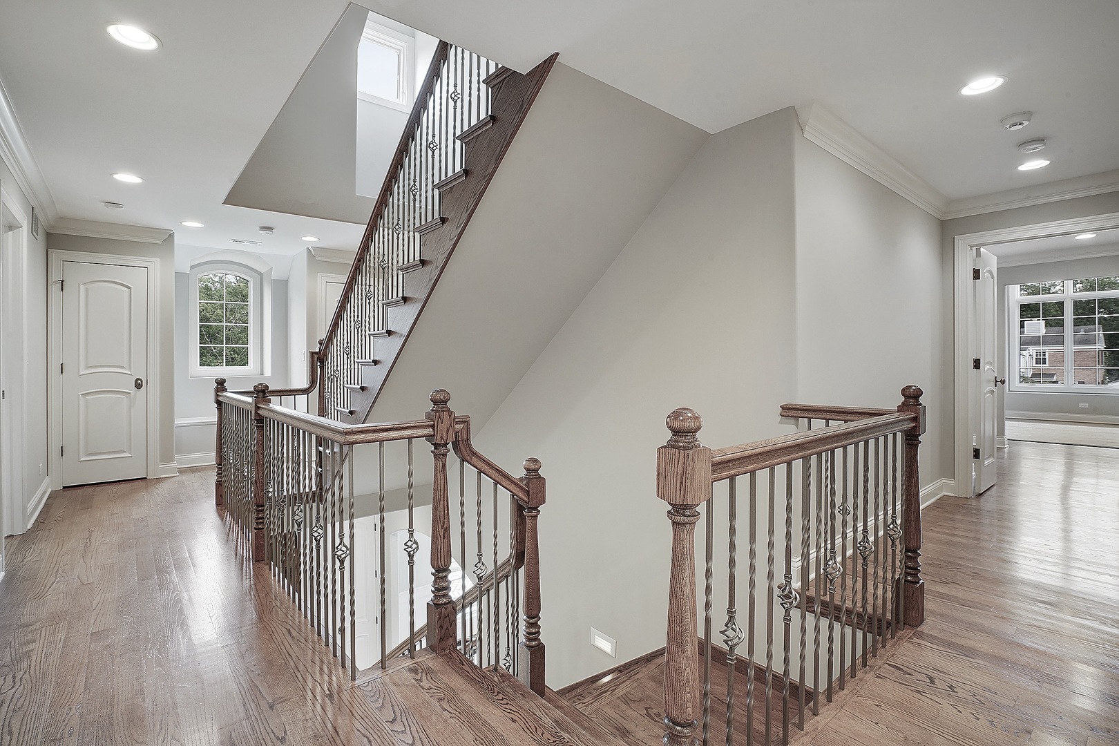 1004 Lee Road Northbrook, IL 60062 - Photo 11 of 30 a view of staircase with railing and white walls