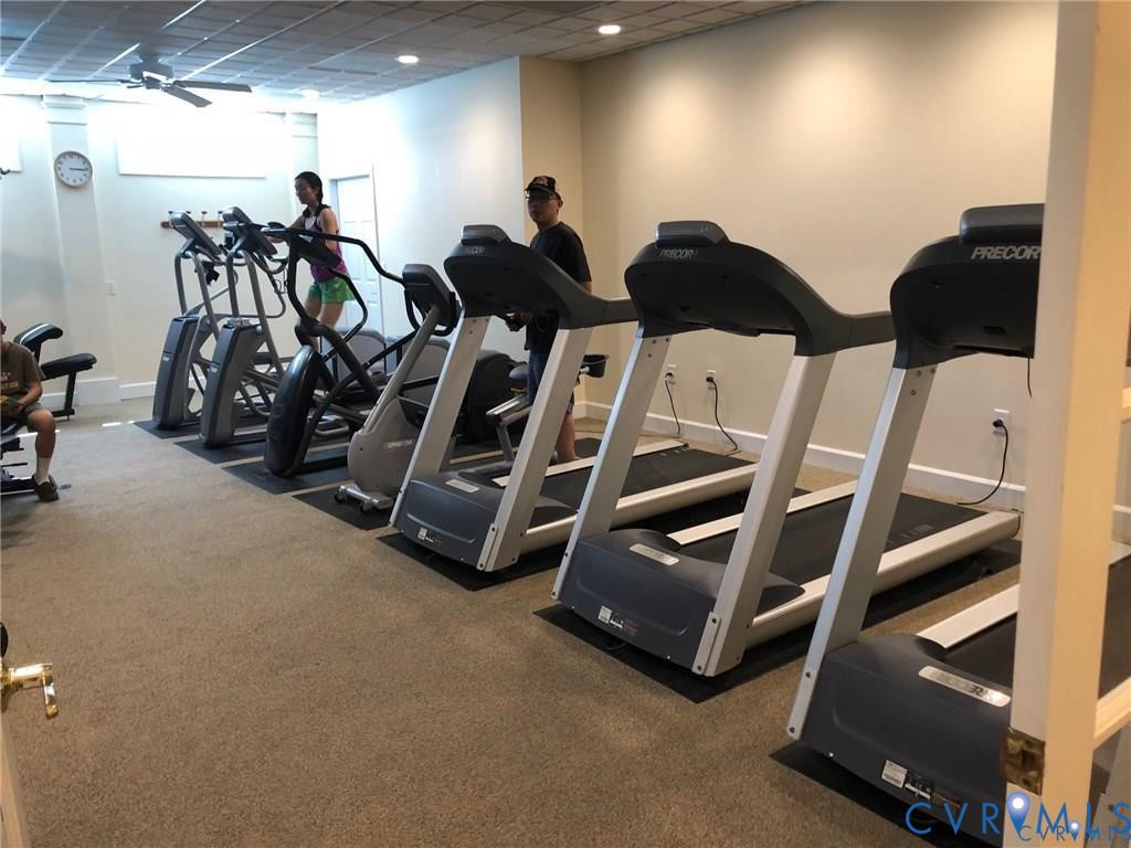 12479 Donahue Road Glen Allen, VA 23059 - Photo 48 of 51 a view of a room with gym equipment