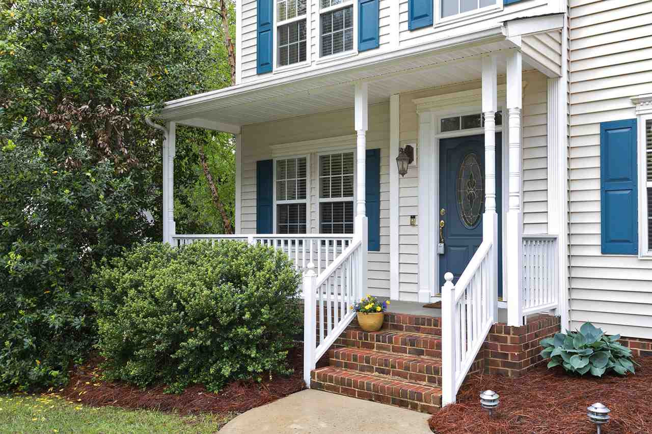 1813 Foxbrook Drive Raleigh, NC 27603 - Photo 2 of 23 Enjoy the view from the front porch when you have some time to unwind Covered Front Porch