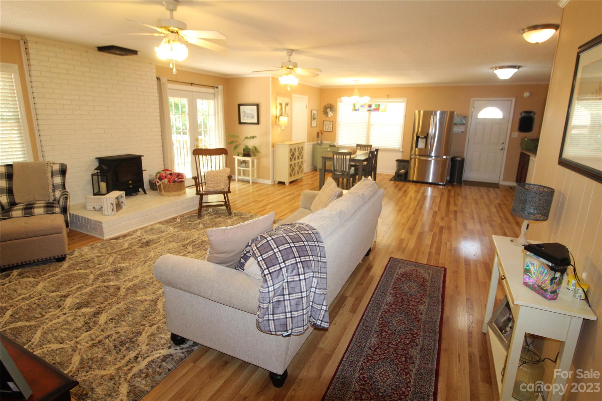 104 McCall Street Clover, SC 29710 - Photo 8 of 22 a living room with furniture and a flat screen tv