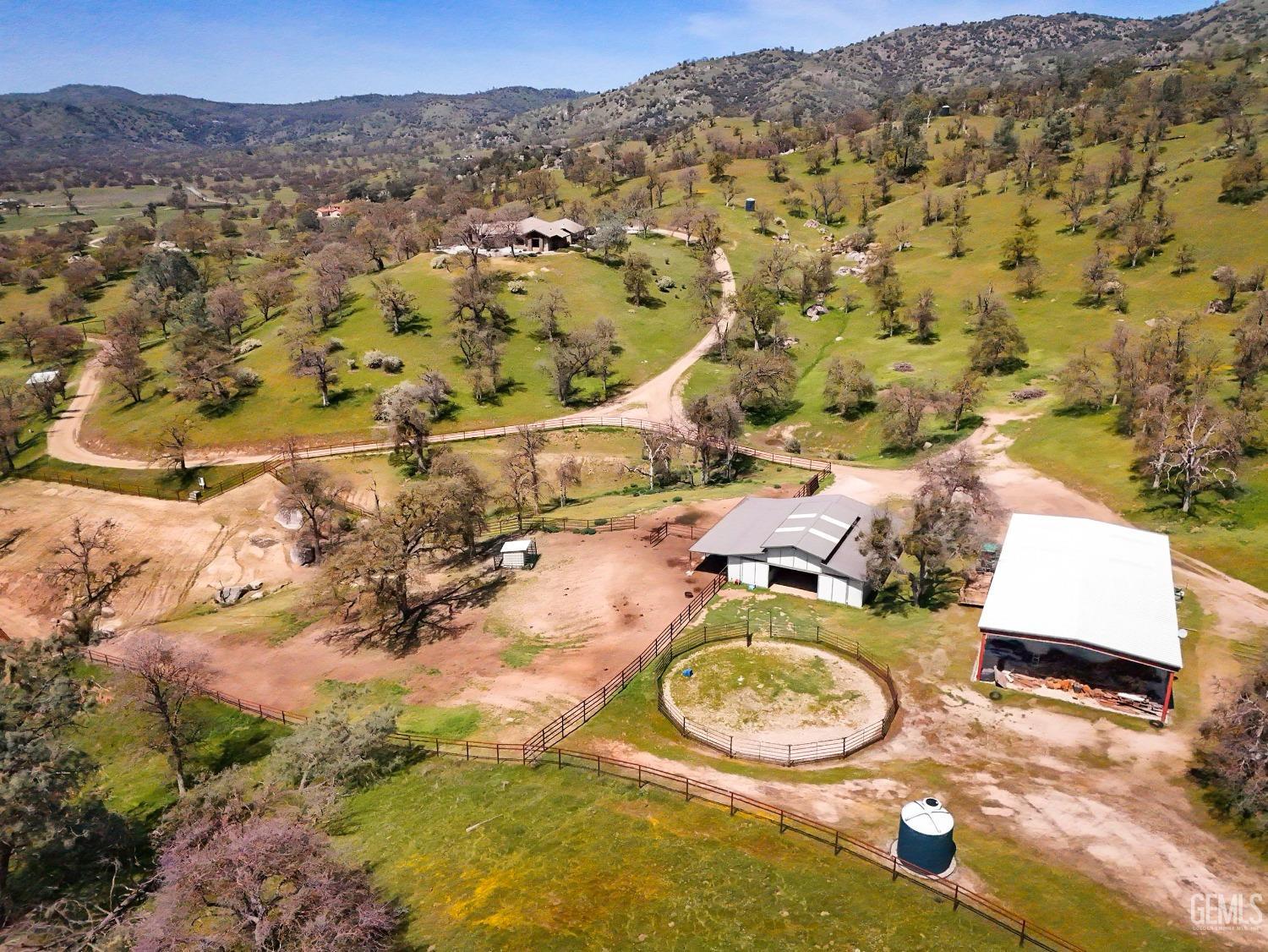 Undisclosed Address Bakersfield, CA 93308 - Photo 47 of 51 an aerial view of a backyard with swimming pool