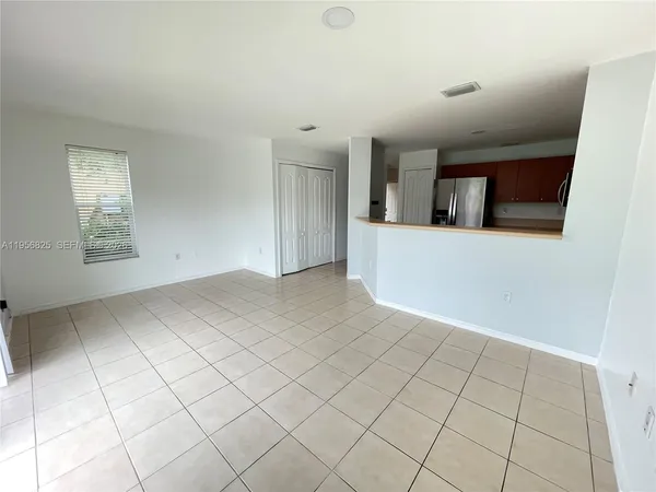 a view of an empty room