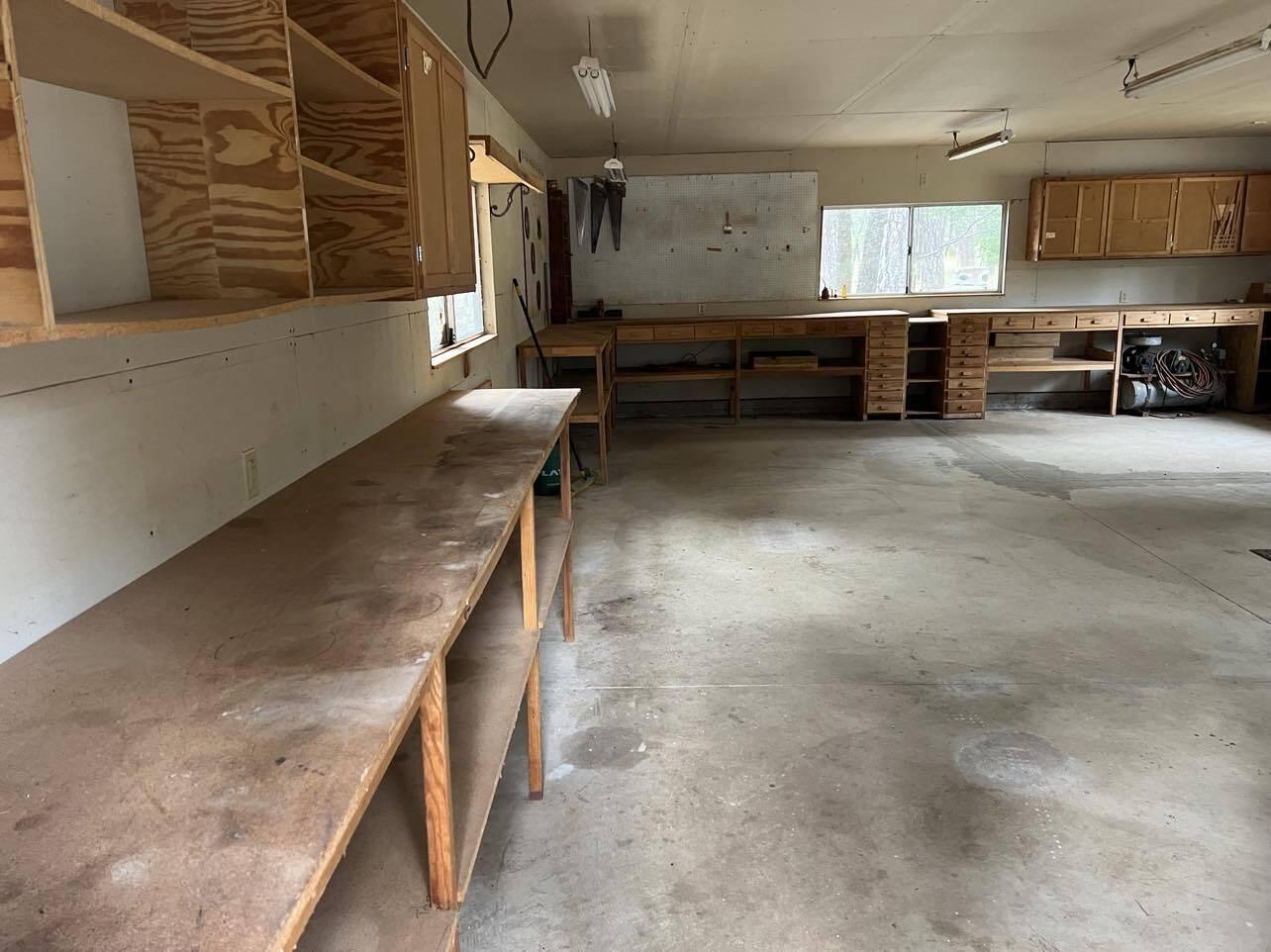 6818 Wilson Hill Road Shingletown, CA 96088 - Photo 47 of 49 INSIDE DETACHED GARAGE