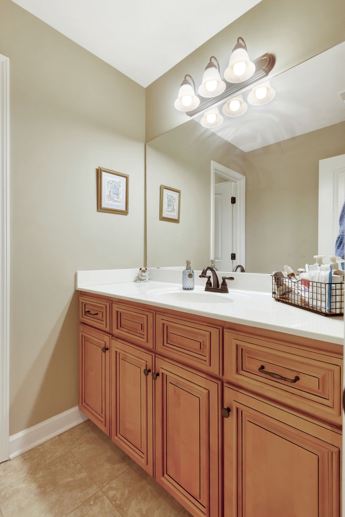 1004 Rudder Drive Spring Hill, TN 37174 - Photo 37 of 50 a spacious bathroom with double sink and a mirror