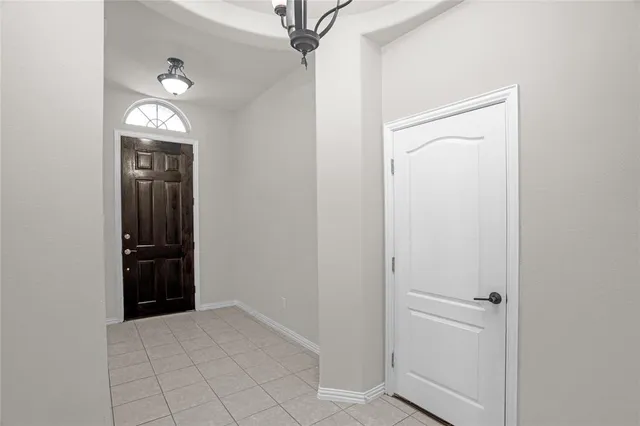 a view of an entryway door