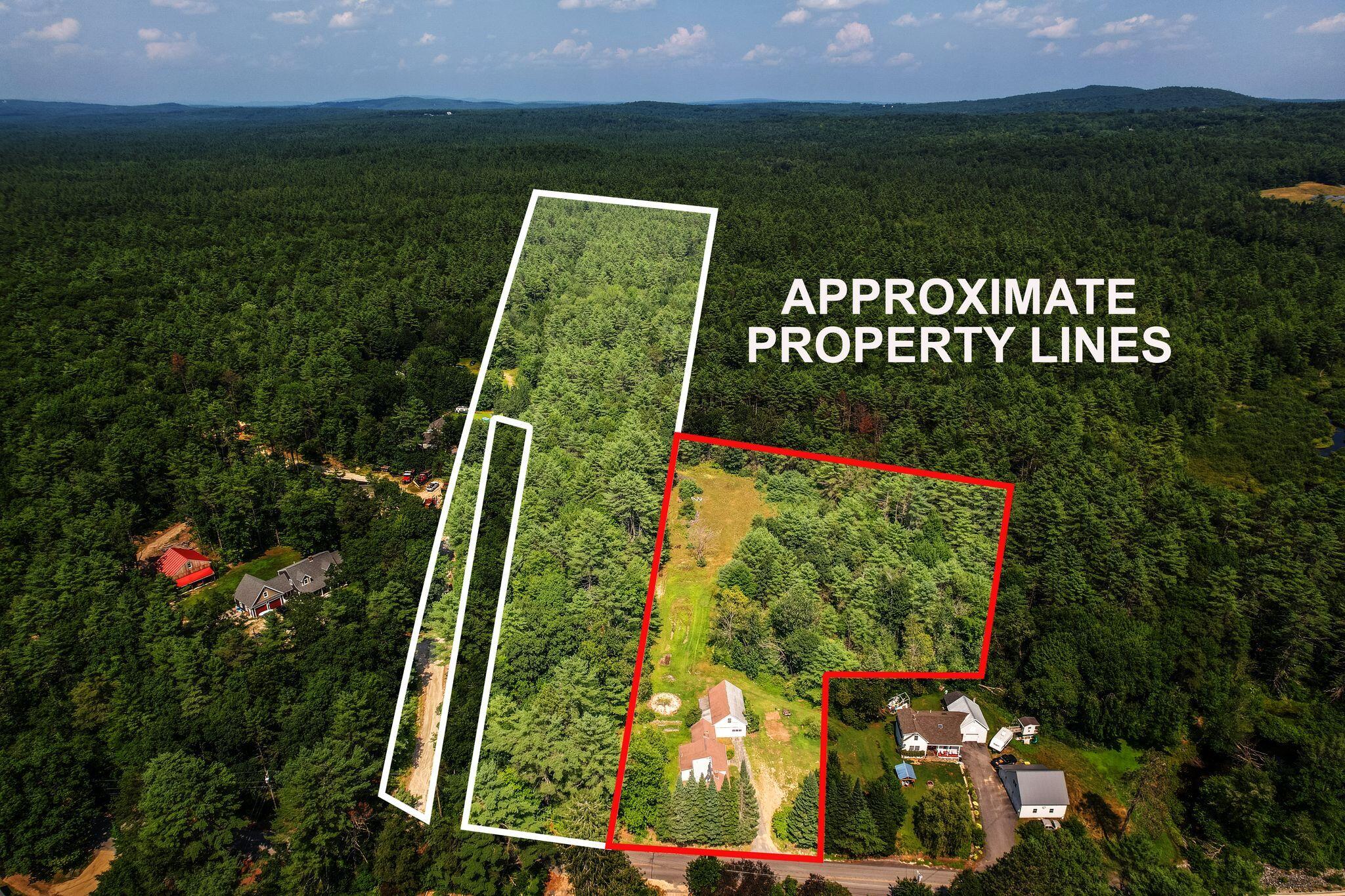 55 Cooks Mill Road Casco, ME 04015 - Photo 6 of 47 DJI_0148 Property Outline2