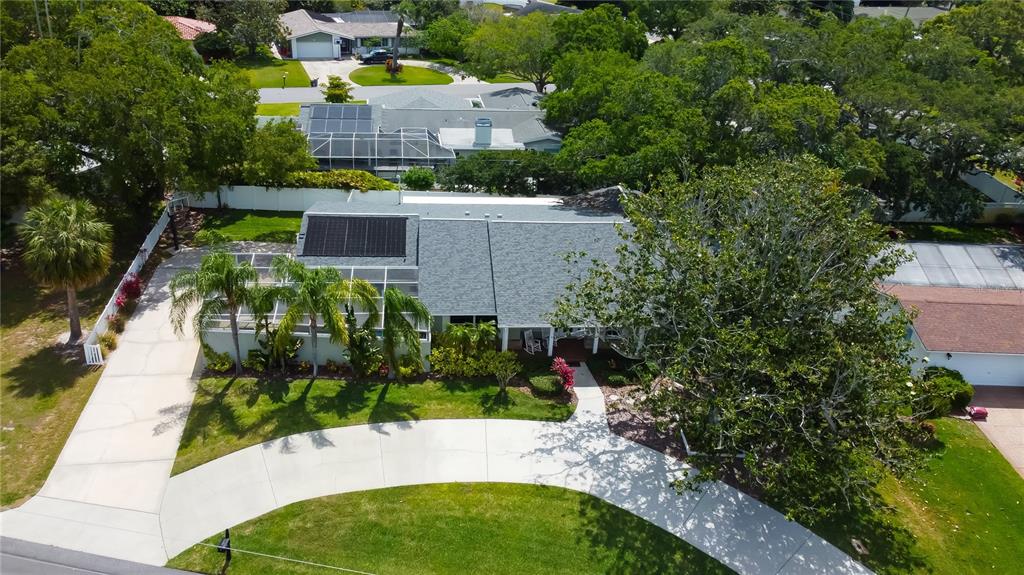311 Harbor View Lane Largo, FL 33770 - Photo 1 of 1 an aerial view of a house with a garden