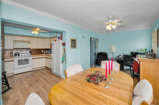 a view of a lake with outdoor space