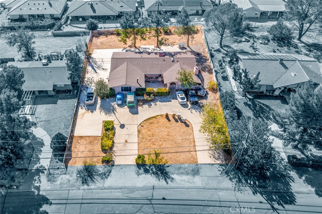 18629 Orange Street Hesperia, CA 92345 - Photo 39 of 46 an aerial view of a house with outdoor space